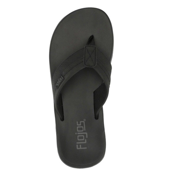 Flojos Sandals Men's Size 11 Flip Flops Memory Foam Multi Layer Toepost - Picture 2 of 6